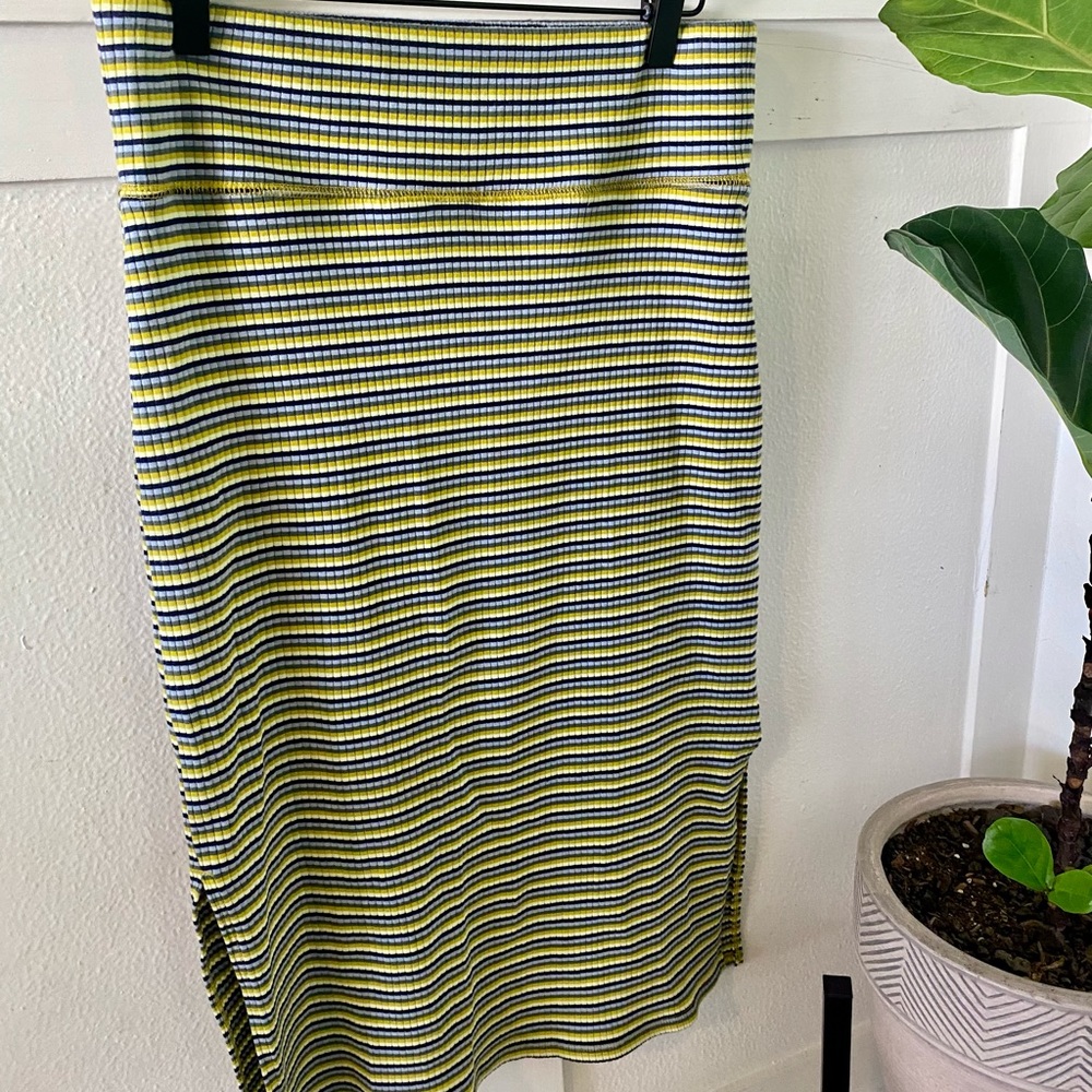 Aerie Ribbed Midi Skirt